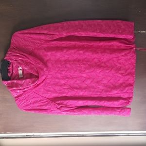 Logo Lotus cowl neck athletic hoodie sweatshirt